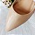 SCARPIN SALTO FINO COURO NUDE CLARO CONFORTAVEL - Imagem 4