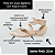 SCARPIN SALTO FINO COURO NUDE CLARO CONFORTAVEL - Imagem 2