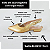 SCARPIN SALTO BLOCO COURO DOURADO CONFORTAVEL - Imagem 2