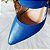 SCARPIN SALTO FINO COURO AZUL BIC CONFORTAVEL - Imagem 4