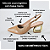SCARPIN SALTO GEOMETRICO COURO NUDE ESCURO CONFORTAVEL - Imagem 2