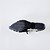 SCARPIN SALTO BLOCO COURO ZEBRA PRETO PRATA CONFORTAVEL - Imagem 6