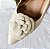 SCARPIN SALTO TACA COURO OFF WHITE CONFORTAVEL - Imagem 5