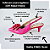 SCARPIN SALTO FINO COURO PINK VERMELHO CAMPARI CONFORTAVEL - Imagem 2