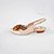 SCARPIN SALTO BLOCO COURO NUDE CLARO CARAMELO CONFORTAVEL - Imagem 1