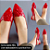 SCARPIN SALTO BLOCO COURO NUDE CLARO CARAMELO CONFORTAVEL - Imagem 8