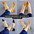 SCARPIN SALTO FINO COURO NUDE MEDIO CLARO ESCURO DOURADO CONFORTAVEL - Imagem 7