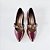 SCARPIN SALTO BLOCO COURO MARSALA CONFORTAVEL - Imagem 6