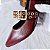 SCARPIN SALTO BLOCO COURO MARSALA CONFORTAVEL - Imagem 7