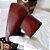 SCARPIN SALTO BLOCO COURO MARSALA CONFORTAVEL - Imagem 8