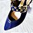 SCARPIN SALTO FINO COURO AZUL MARINHO CONFORTAVEL - Imagem 7