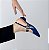 SCARPIN SALTO FINO COURO AZUL MARINHO CONFORTAVEL - Imagem 3