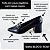 MOCASSIM SALTO BLOCO COURO PRETO CONFORTAVEL - Imagem 2