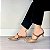 MULE SALTO FINO COURO NUDE ESCURO MARROM CONFORTAVEL - Imagem 9
