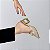 MULE SALTO GEOMETRICO COURO NUDE CLARO CONFORTAVEL - Imagem 4