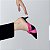 MULE SALTO FINO COURO PRETO PINK CONFORTAVEL - Imagem 4