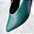 MULE SALTO GEOMETRICO COURO VERDE MILITAR CONFORTAVEL - Imagem 7