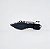 SCARPIN SALTO BLOCO COURO ZEBRA PRETO CONFORTAVEL - Imagem 6
