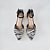 SCARPIN SALTO BLOCO COURO ZEBRA PRETO CONFORTAVEL - Imagem 6