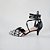 SCARPIN SALTO FINO COURO ZEBRA PRETO CONFORTAVEL - Imagem 1