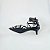 SCARPIN SALTO FINO COURO ZEBRA PRETO CONFORTAVEL - Imagem 8
