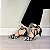 SCARPIN SALTO FINO COURO ZEBRA PRETO CONFORTAVEL - Imagem 4