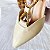 SCARPIN SALTO TACA COURO OFF WHITE CONFORTAVEL - Imagem 3