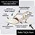 SCARPIN SALTO TACA COURO OFF WHITE CONFORTAVEL - Imagem 2