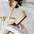 SCARPIN SALTO BLOCO COURO OFF WHITE CONFORTAVEL - Imagem 4