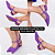 SCARPIN SALTO BLOCO COURO OFF WHITE CONFORTAVEL - Imagem 7