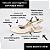 SCARPIN SALTO BLOCO COURO OFF WHITE CONFORTAVEL - Imagem 2
