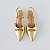 SCARPIN SALTO FINO COURO DOURADO CONFORTAVEL - Imagem 4