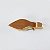 SCARPIN SALTO FINO COURO DOURADO CONFORTAVEL - Imagem 6