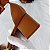SCARPIN SALTO BLOCO COURO MARROM NUDE CLARO DOURADO CONFORTAVEL - Imagem 5