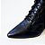 BOTA SALTO GEOMETRICO COURO PRETO CONFORTAVEL - Imagem 4