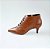 BOTA SALTO FINO COURO MARROM CONFORTAVEL - Imagem 1