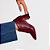 BOTA SALTO BLOCO COURO MARSALA CONFORTAVEL - Imagem 3