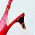 SCARPIN SALTO FINO COURO VERMELHO ONCA CONFORTAVEL - Imagem 4