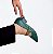 SCARPIN SALTO BLOCO COURO VERDE MILITAR CONFORTAVEL - Imagem 5