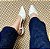 SCARPIN SALTO BLOCO COURO BRANCO CONFORTAVEL - Imagem 5