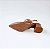 SCARPIN SALTO BLOCO COURO MARROM CONFORTAVEL - Imagem 6