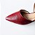 SCARPIN SALTO FINO COURO VINHO CONFORTAVEL - Imagem 5