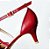 SCARPIN SALTO FINO COURO VINHO CONFORTAVEL - Imagem 5