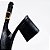 SCARPIN SALTO BLOCO COURO PRETO CONFORTAVEL - Imagem 5