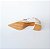 SCARPIN SALTO BLOCO COURO NUDE CLARO CONFORTAVEL - Imagem 8