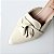 MULE SALTO BLOCO COURO OFF WHITE CONFORTAVEL - Imagem 4