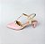 SCARPIN SALTO FINO COURO ROSA BEBE NUDE CLARO CONFORTAVEL - Imagem 1
