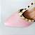SCARPIN SALTO FINO COURO ROSA BEBE NUDE CLARO CONFORTAVEL - Imagem 4