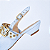 SCARPIN SALTO FINO COURO AZUL BEBE CONFORTAVEL - Imagem 3