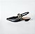 SCARPIN SALTO FINO COURO PRETO CONFORTAVEL - Imagem 1